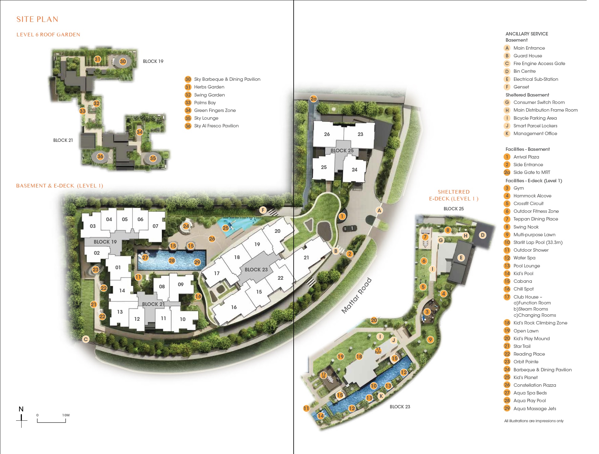 The Antares Site Plan
