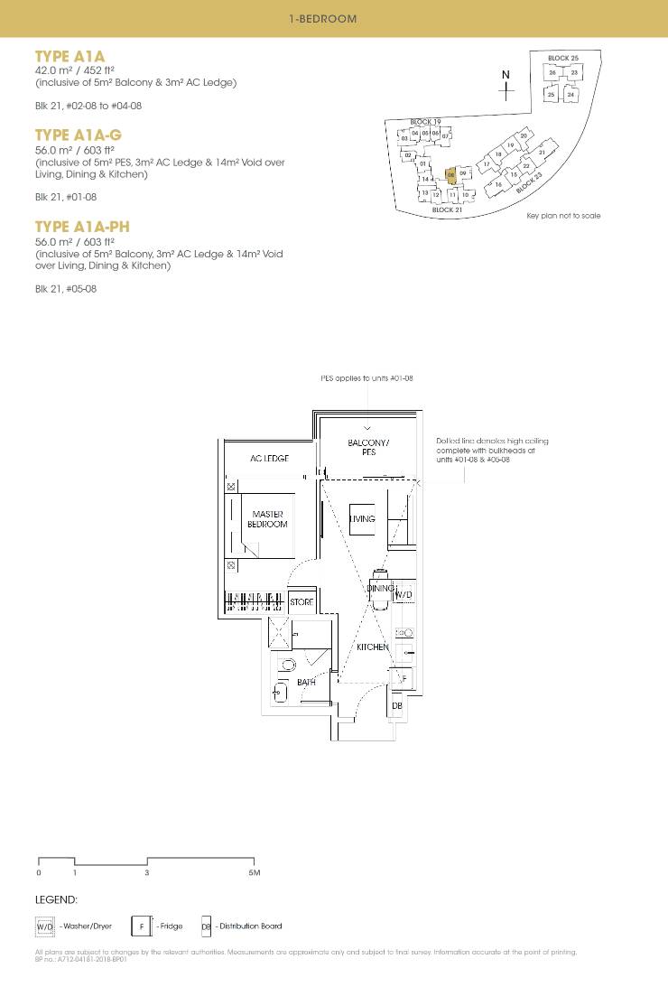 The Antares 1 Bedroom Floor Plan 4