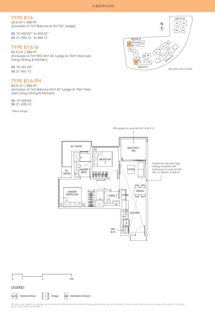 The Antares 1 Bedroom Floor Plan 10