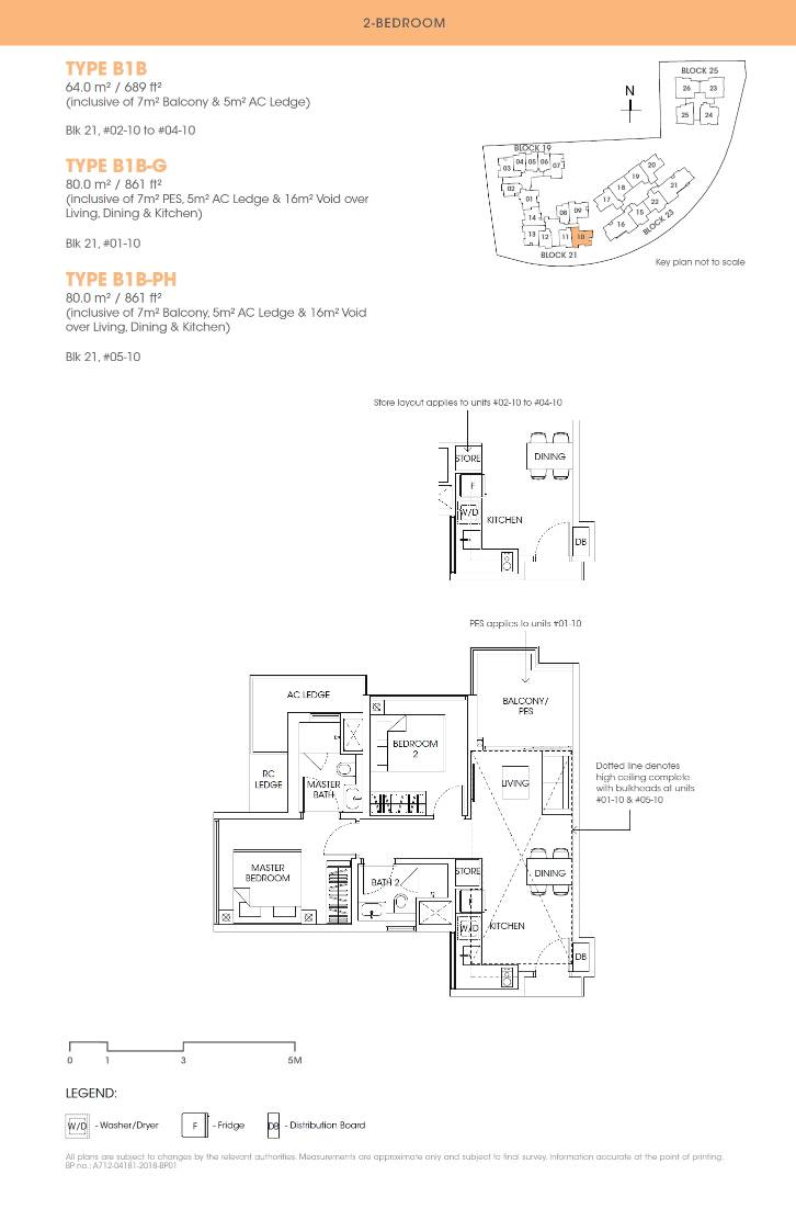 The Antares 1 Bedroom Floor Plan 14